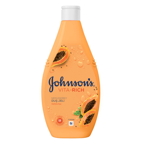 Johnsons Vita Rich Papaya Özlü Nemlendirici Duş Jeli 400 ml