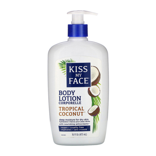 Kiss My Face Coconut 2 in 1 Deep Moisturizing Body Lotion 473ml