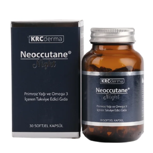 KRC Derma Neoccutane Night Takviye Edici Gıda 30 Yumuşak Kapsül