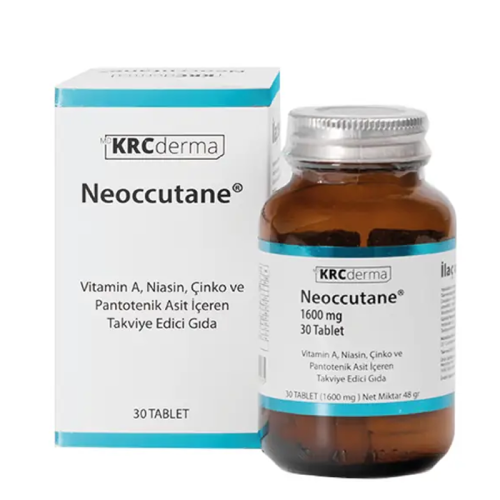 KRC Derma Neoccutane Takviye Edici Gıda 1600 mg 30 Tablet