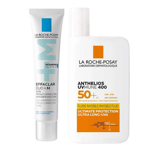 La Roche Posay Düzensiz Ciltler için Bakım ve Yüksek Güneş Koruma Seti