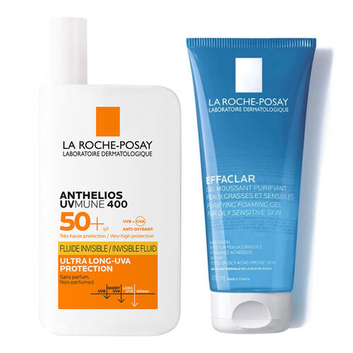 La Roche Posay Yağlı Ciltler için Bakım ve Yüksek Güneş Koruma Seti