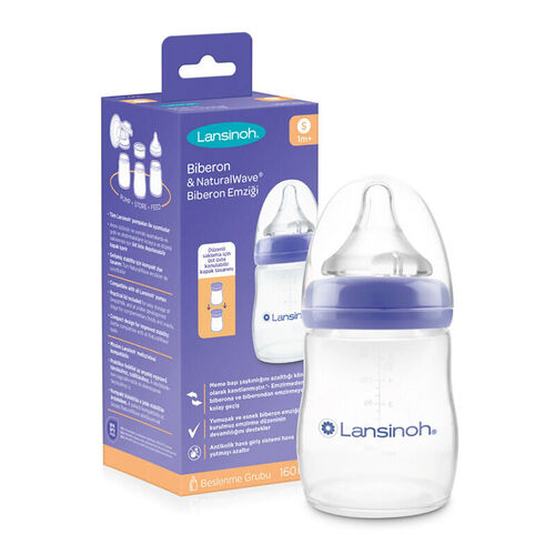 Lansinoh Feeding Bottle-Bottle Nipple 160 ml - S
