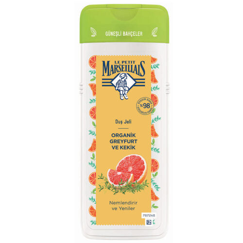 Le Petit Marseillais Organik Greyfurt ve Kekik Nemlendirici Duş Jeli 400 ml