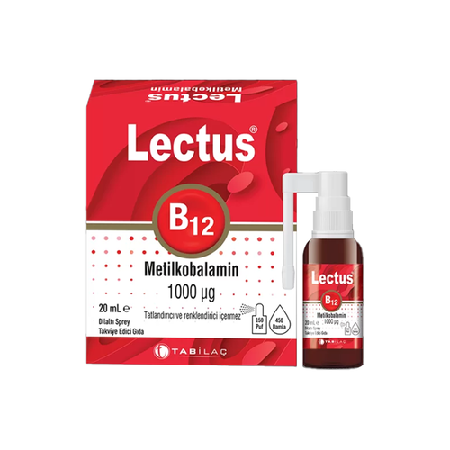 Lectus B12 Dilaltı Sprey 1000mg 20 ml