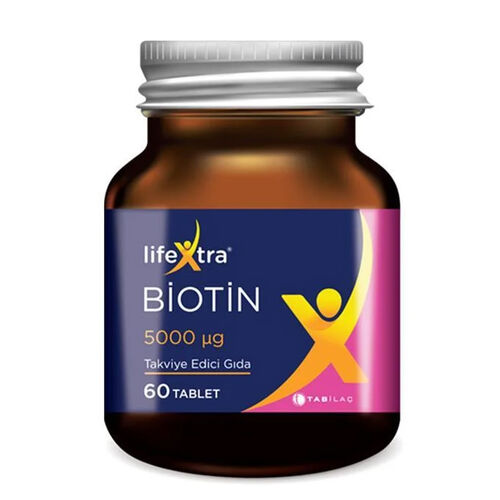 LifeXtra Biotin Takviye Edici Gıda 60 Tablet