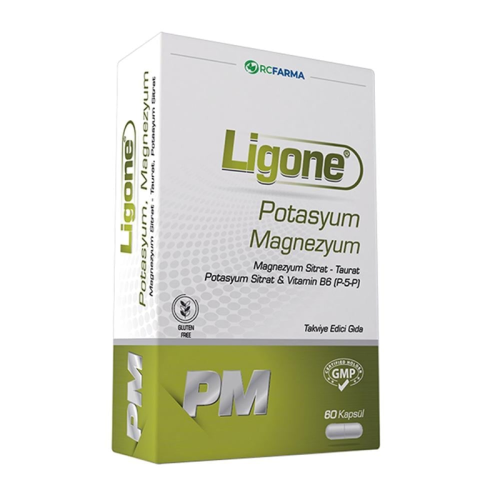 Ligone Potasyum Magnezyum Takviye Edici Gıda 60 Kapsül