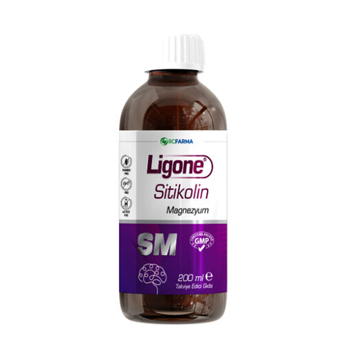 Ligone Sitikolin Magnezyum Sıvı Takviye Edici Gıda 200 ml