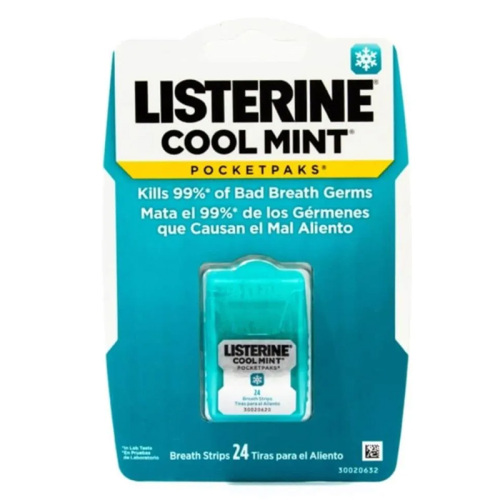 Listerine Cool Mint PocketPaks 24 Yaprak