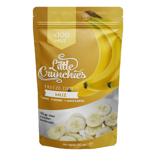 Little Crunchies Freeze Dried Muz 30 gr