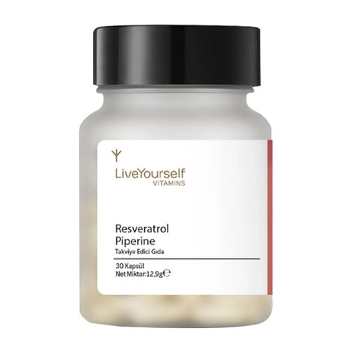 resveratrol piperine takviye 30 kapsül
