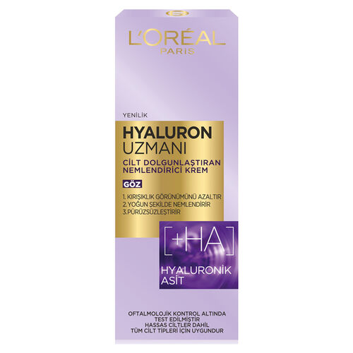 Loreal Paris Hyaluron Uzmanı Nemlendirici Goz Çevresi Kremi 15 ml