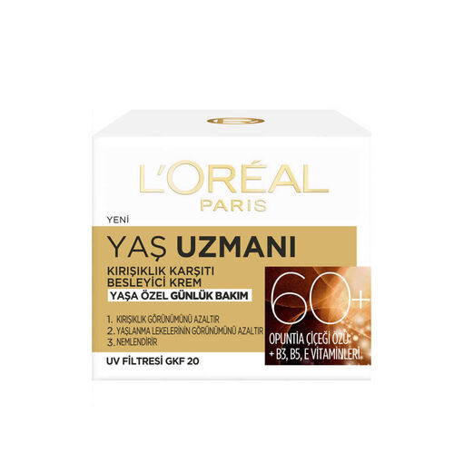 Loreal Paris Yaş Uzmanı Kırışıklık Karşıtı Besleyici Krem 50 ml