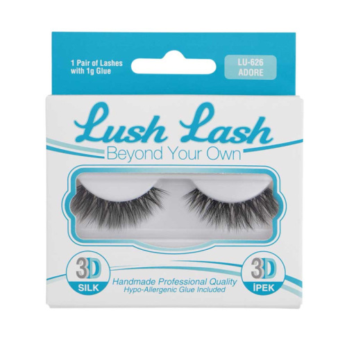Lush Lash 3D İpek Takma Kirpik Adore LU-626