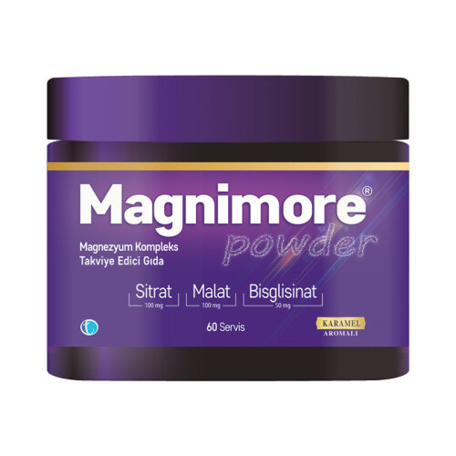 Magnimore Powder Magnezyum Kompleks İçeren Takviye Edici Gıda 118 gr - 60 Ölçek