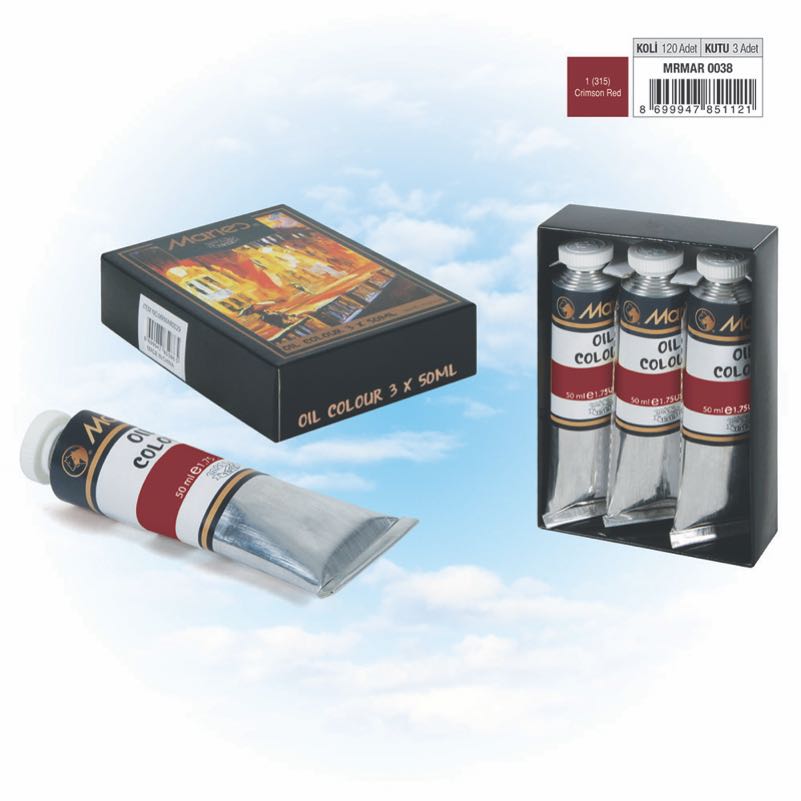 Maries Kadmiyum Kırmızı E1384-328 50Ml Yağlı Boya Mrmar0040
