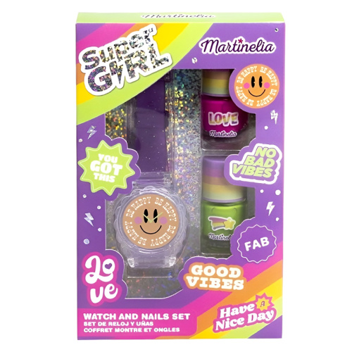 Martinelia Super Girl Watch And Nails Set