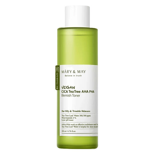 Mary May Vegan Cica Teatree AHA - PHA Blemish Toner 200 ml