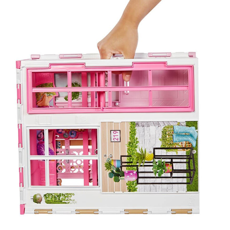 Mattel HCD47 Barbie\'nin Taşınabilir Portatif Evi 007653 *2