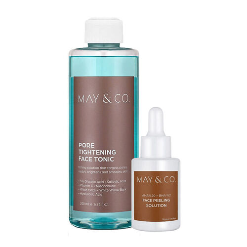 May Co Canlandırıcı, Cilt tonu eşitleyici ve Gözenek Sıkılaştırıcı Bakım Seti