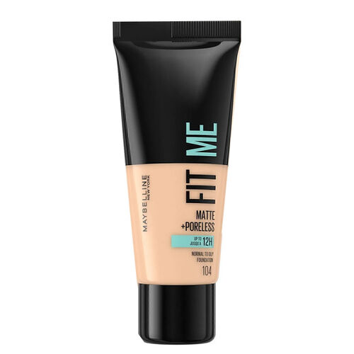 Maybelline New York Fit Me Matte+Poreless Fondöten 30 ml - 104 Soft Ivory