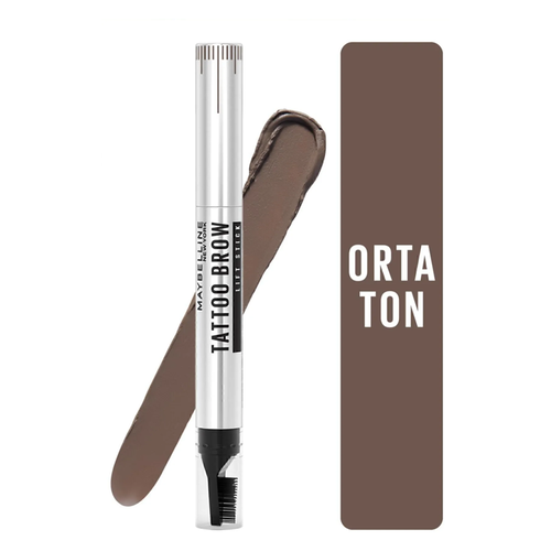 Maybelline Tattoo Brow Lift Stick Kaş Kalemi - Medium Brown