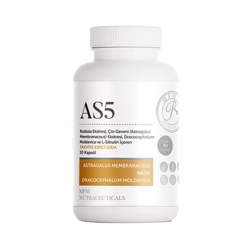 MFM NUTRACEUTICALS AS5 Kapsül Takviye Edici Gıda - 30 Bitkisel Kapsül
