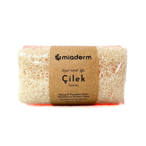 Miaderm Çilek Özlü Kabak Lifli Sabun 120gr