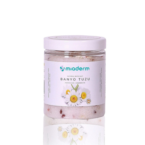 Miaderm Papatya Yağlı Doğal Banyo Tuzu 300gr