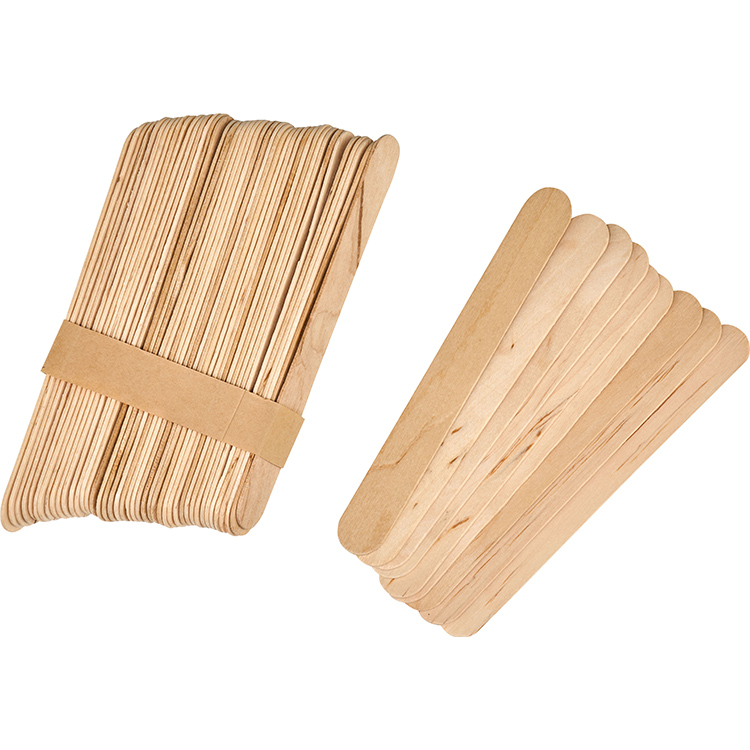Mileo Ahşap Dondurma Çubuk Geniş 150*18*1.6mm Naturel 1832