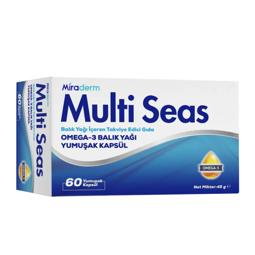 Miraderm Multi Seas Omega-3 Takviye Edici Gıda 60 Yumuşak Kapsül
