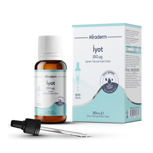 Miraderm İyot İçeren Takviye Edici Gıda 30 ml