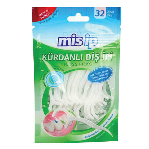 Mis İp Kurdanlı Diş İpi 32 Adet
