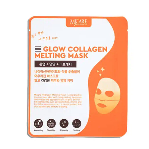 Mjcare Glow Collagen Melting Mask - Hydrojel Şeffaflaşan Eriyen Maske 39 gr