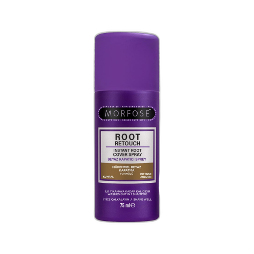 Morfose Root Retoucher Beyaz Kapatıcı Sprey Kumral 75 ml
