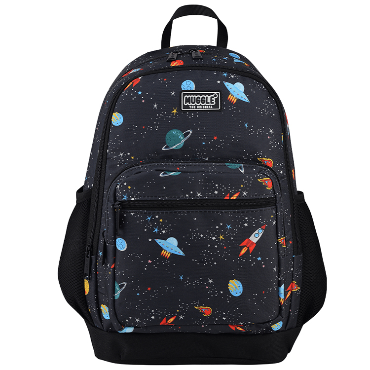 Muggle Okul Çantası Mu-0402 Ot-Galaxy Siyah