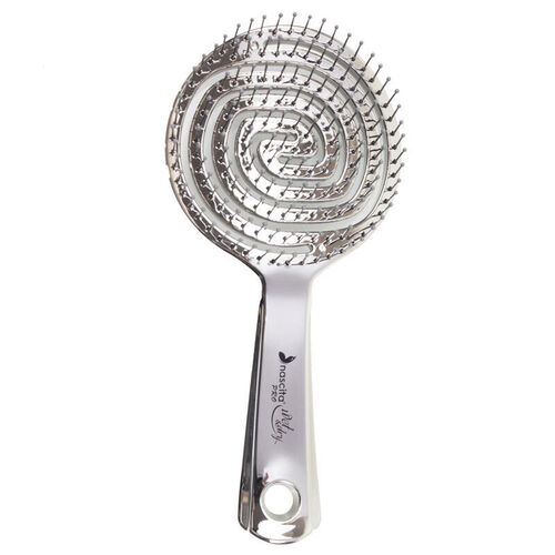 Nascita 3D Flexi Control Açma Tarama Fırçası Gümüş