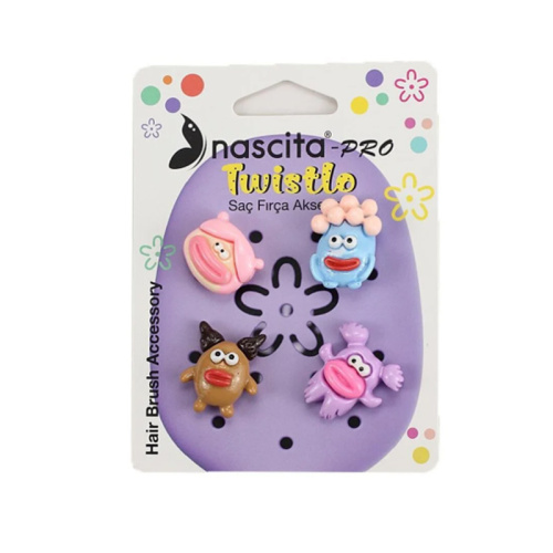 Nascita 4lü Twistlo Aksesuar Seti - 03 Mor