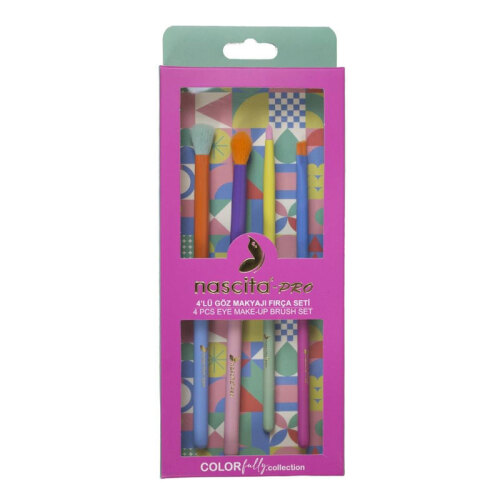 Nascita ColorFully Collection 4lü Göz Makyaj Fırça Seti - 133