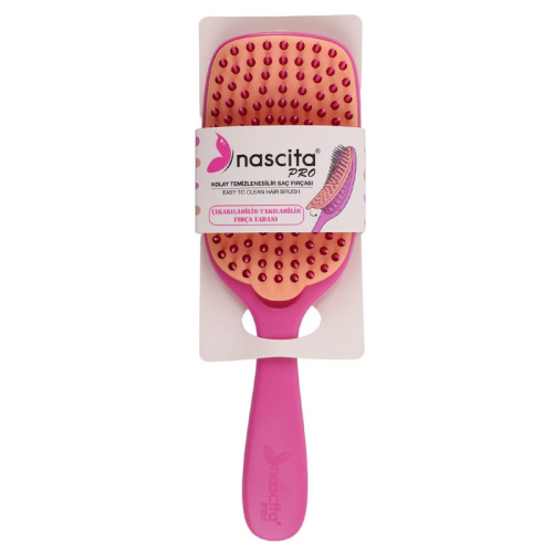 Nascita Kolay Temizlenebilir Saç Fırçası Pembe 68