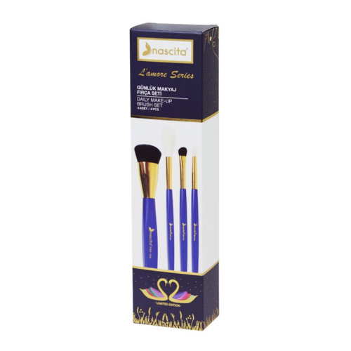 Nascita Lamore Serisi Günlük Makyaj Fırça Seti Mavi 107
