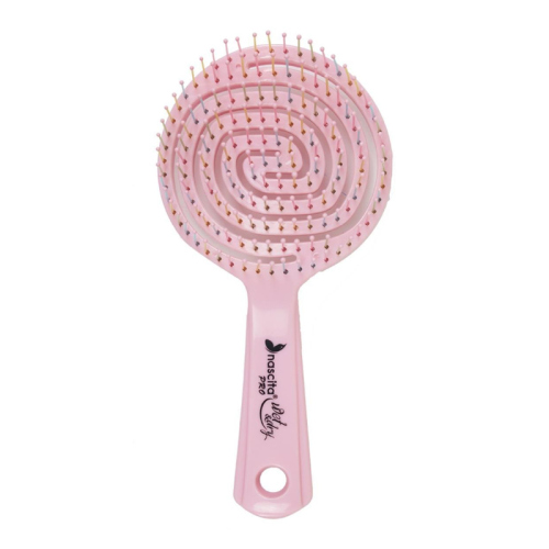 Nascita Pro 3D Flexi Kontrol Açma Tarama Saç Fırçası Pembe