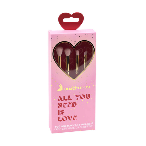 Nascita Pro Love Serisi 4lü Göz Makyajı Fırça Seti