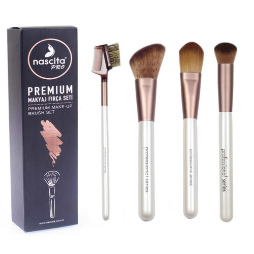Nascita Pro Premium Makyaj Fırça Seti 4\'lü