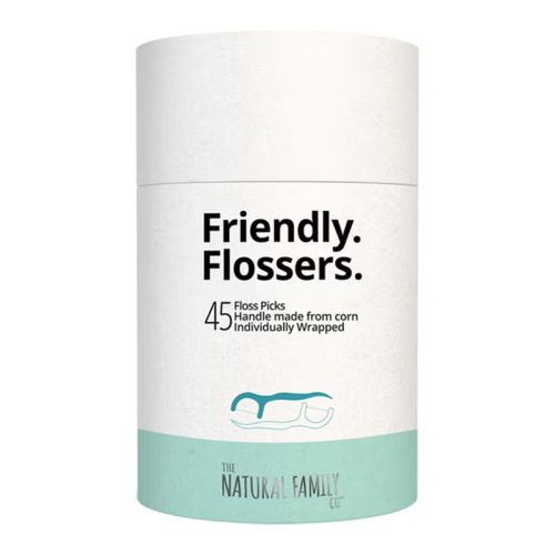 Natural Family CO Friendly Flossers Floss Pick 45 Adet