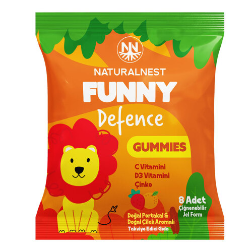 NaturalNest Funny Defence Gummies 1 Adet
