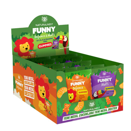 NaturalNest Funny Multi Defence Gummies 36 Poşet