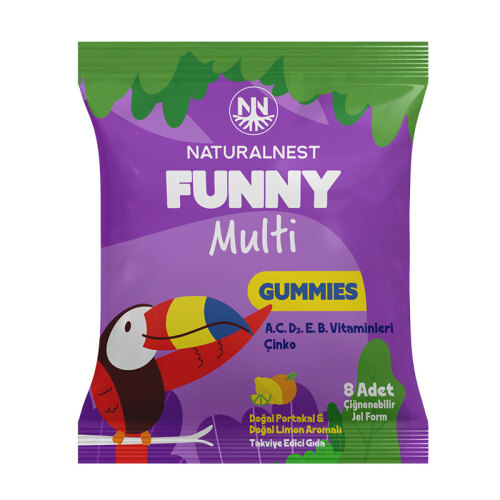 NaturalNest Funny Multi Gummies 1 Poşet