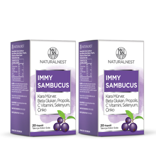 Naturalnest Immy Sambucus Takviye Edici Gıda 2x20 Kapsül