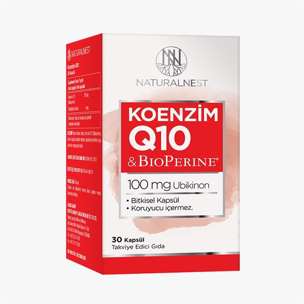 Naturalnest Coenzyme Q10 100 mg 30 Capsules
